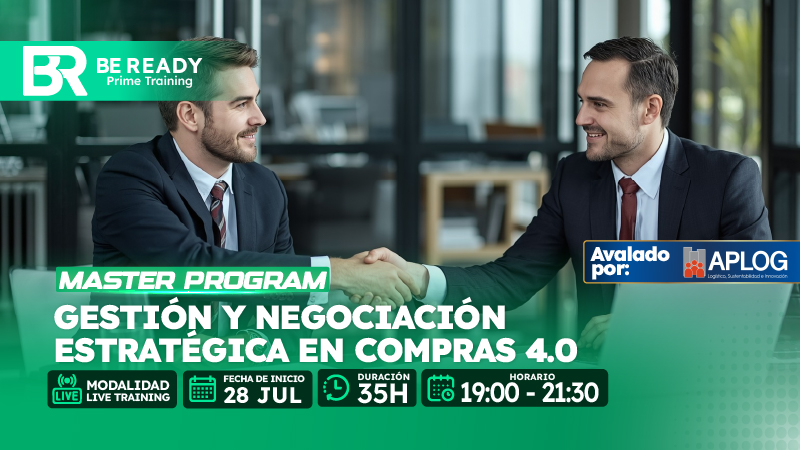 GESTIÓN Y NEGOCIACIÓN
ESTRATÉGICA EN COMPRAS 4.0